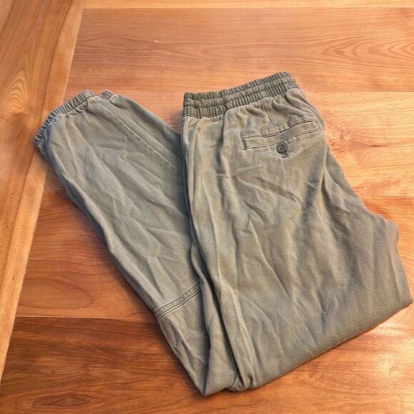 Gap green linen jogger style pants - Picture 4 of 5